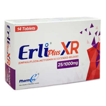 Picture of Erli Plus Xr 25/1000mg Tab 7x2s